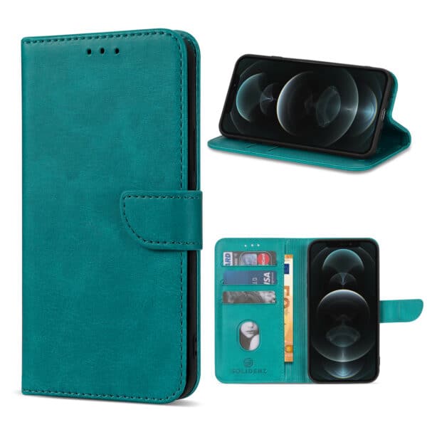 Solidenz bookcase iPhone 12 - iPhone 12 Pro - Blauw