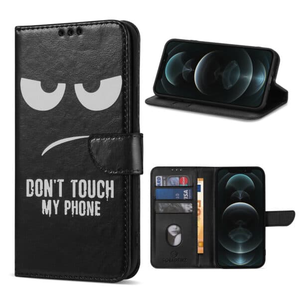 Solidenz bookcase iPhone 12 - iPhone 12 Pro - Don't Touch Me