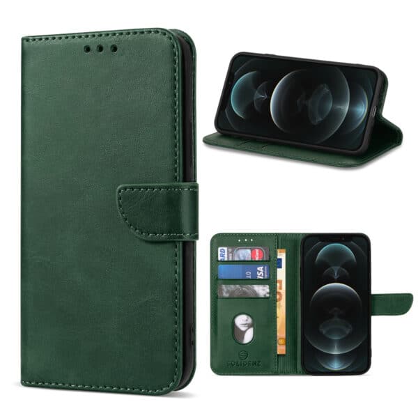 Solidenz bookcase iPhone 14 - Groen