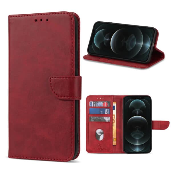 Solidenz bookcase iPhone 14 Plus - Rood