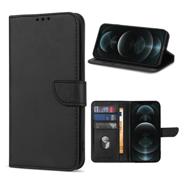 Solidenz bookcase iPhone 14 Plus - Zwart