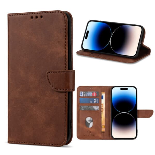 Solidenz bookcase iPhone 15 - Bruin