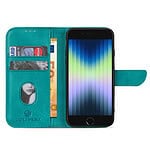 Solidenz bookcase iPhone SE (2022 / 2020)  - iPhone 8 en iPhone 7 - Blauw - 3
