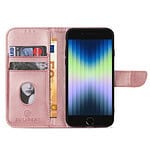 Solidenz bookcase iPhone SE (2022 / 2020)  - iPhone 8 en iPhone 7 - Roségoud - 3