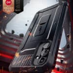Supcase 360 Backcase met screenprotector Samsung A54 - Zwart - 1
