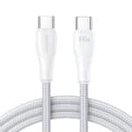 Joyroom 100W Nylon USB-C oplaadkabel 2m Snellader - Wit Main Image