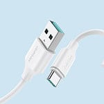 Joyroom 3A USB-C kabel 1m - Snellader - Wit - 2