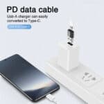 Joyroom USB 2.0 A naar USB-C Adapter 2-Pack - Zwart - 5