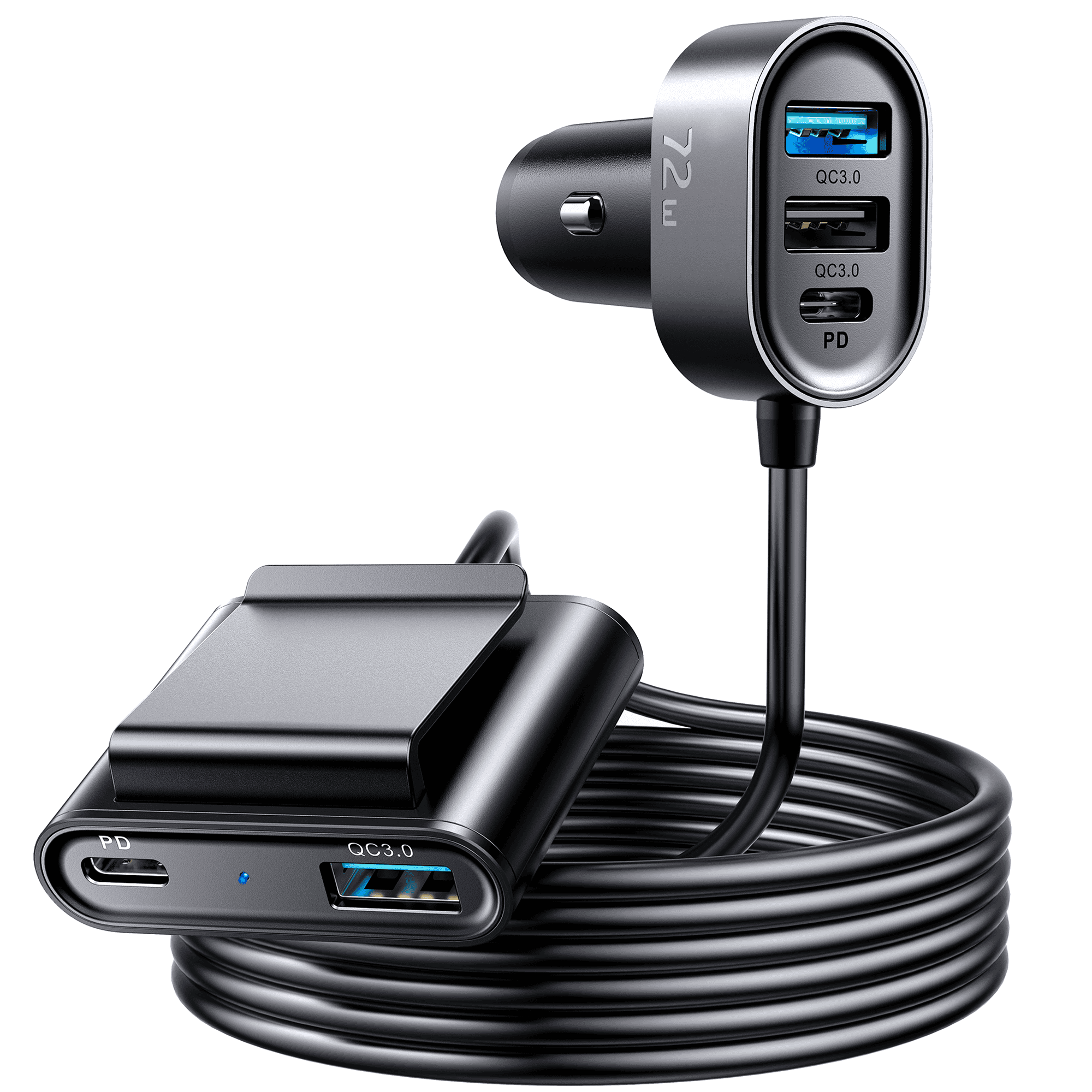 Joyroom autolader met 72W - USB-A en USB-C poorten Main Image