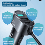 Joyroom autolader met 72W - USB-A en USB-C poorten - 5