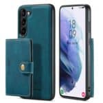Samsung Galaxy A54 Magnetische backcover wallet hoesje - Blauw Main Image