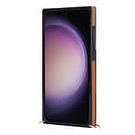 Solidenz Fashion Wallet hoesje met koord Samsung Galaxy S23 Plus - Bruin - 9