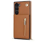 Solidenz Fashion Wallet hoesje met koord Samsung Galaxy S23 Plus - Bruin - 6