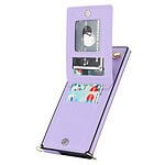 Solidenz Fashion Wallet hoesje met koord Samsung Galaxy S23 Ultra - Violet - 10
