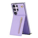 Solidenz Fashion Wallet hoesje met koord Samsung Galaxy S23 Ultra - Violet - 11