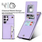 Solidenz Fashion Wallet hoesje met koord Samsung Galaxy S23 Ultra - Violet - 4