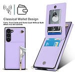 Solidenz Fashion Wallet hoesje met koord Samsung Galaxy S23 Plus - Violet - 4