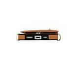 Solidenz Fashion Wallet hoesje met koord iPhone 14 - Bruin - 12