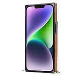 Solidenz Fashion Wallet hoesje met koord iPhone 14 - Bruin - 7