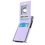 Solidenz Fashion Wallet hoesje met koord iPhone 15 - Violet - 10