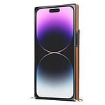 Solidenz Fashion Wallet hoesje met koord iPhone 15 Pro Max - Bruin - 5