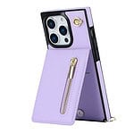 iPhone 15 Pro Max hoesje Solidenz Fashion Wallet met polskoord violet - 10