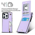 iPhone 15 Pro Max hoesje Solidenz Fashion Wallet met polskoord violet - 4