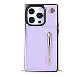 iPhone 15 Pro Max hoesje Solidenz Fashion Wallet met polskoord violet - 8