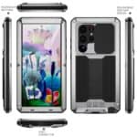 Stofdicht metalen hoes Samsung Galaxy S23 Ultra - Zilver - 1