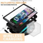 Stofdicht metalen hoes Samsung Galaxy S23 Ultra - Zwart - 2