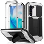 Stofdicht metalen hoes Samsung Galaxy S23 - Zilver Main Image