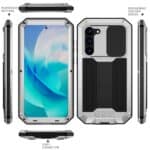 Stofdicht metalen hoes Samsung Galaxy S23 - Zilver - 1