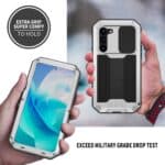 Stofdicht metalen hoes Samsung Galaxy S23 - Zilver - 3