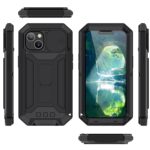 Stofdicht metalen hoes iPhone 13 Mini - Zwart - 1