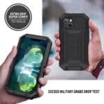 Stofdicht metalen hoes iPhone 13 Mini - Zwart - 3
