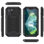 Stofdicht metalen hoes iPhone 13 Pro - Zwart - 1