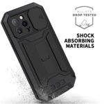 Stofdicht metalen hoes iPhone 13 Pro - Zwart - 5