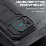 Stofdicht metalen hoes iPhone 13 Pro - Zwart - 4