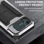 Stofdicht metalen hoes iPhone 14 Plus - Zilver - 3