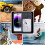 Turtle Shift Volledig waterdicht en stofdicht hoesje iPhone 14 - Magnetische ring - 3