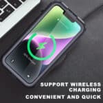 Turtle Shift Volledig waterdicht en stofdicht hoesje iPhone 14 - Magnetische ring - 5