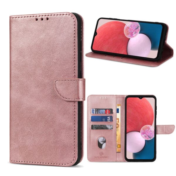 Solidenz Bookcase Oppo A78 5G - Roségoud