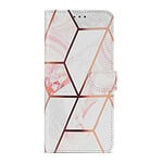 Solidenz Bookcase Oppo Reno8 Pro - Marmer - 1