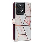 Solidenz Bookcase Oppo Reno8 Pro - Marmer - 2