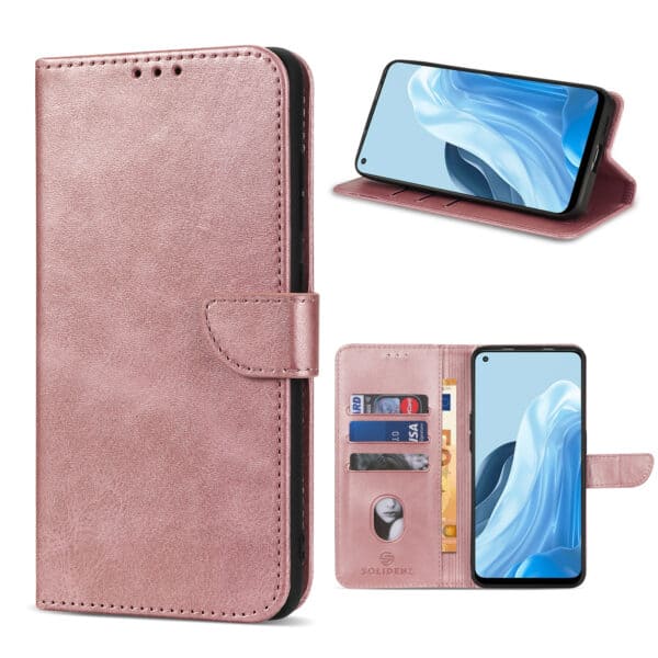 Solidenz Bookcase Oppo Reno8 Pro - Roségoud