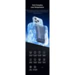USAMS 10000 mAh magnetische en draadloze Powerbank met transparante achterkant - 9