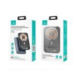USAMS 10000 mAh magnetische en draadloze Powerbank met transparante achterkant - 10