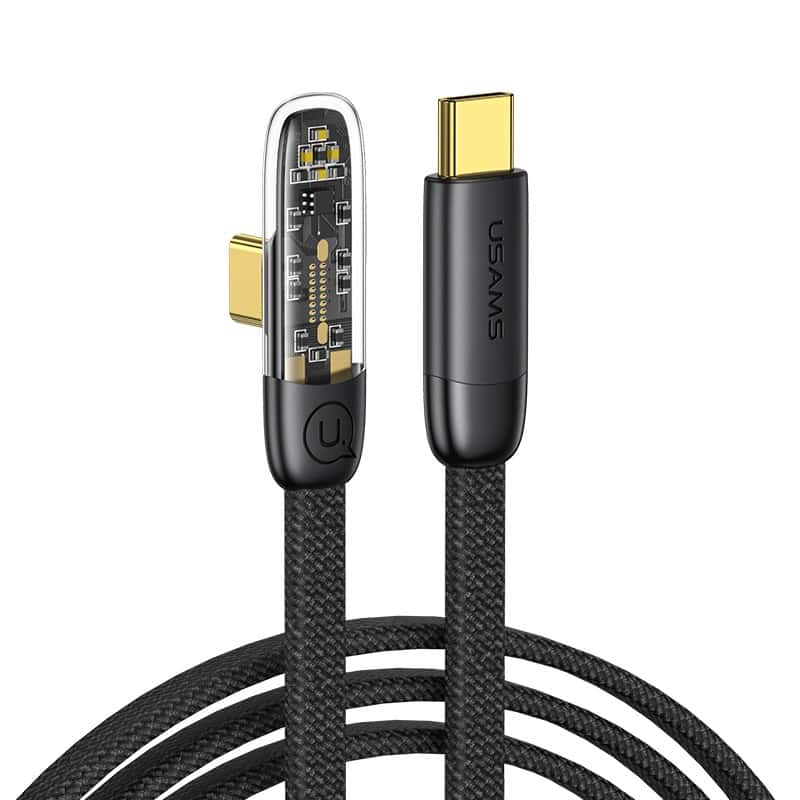 USAMS 100W USB-C naar USB-C Oplaadkabel 1.2m - Snelladen & Dataoverdracht Main Image