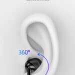 USAMS Bedrade In-Ear Oordopjes 1.2m - Wit - 4