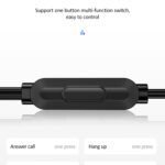 USAMS Bedrade In-Ear Oordopjes 1.2m - Wit - 2